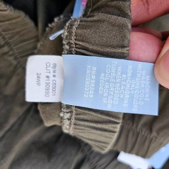 Liz & Me Women Pant Green Stretch Trouser Size 24W Petite NWT $36 - Picture 9 of 9